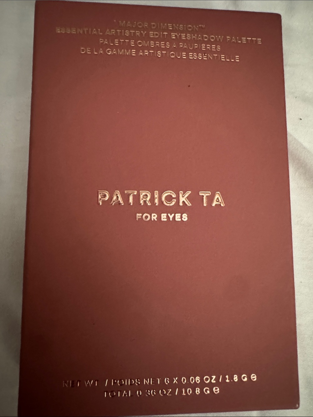 Patrick Ta Major DimensionEssential ArtistryEdit Eyeshadow Palette CoolTaupe nib